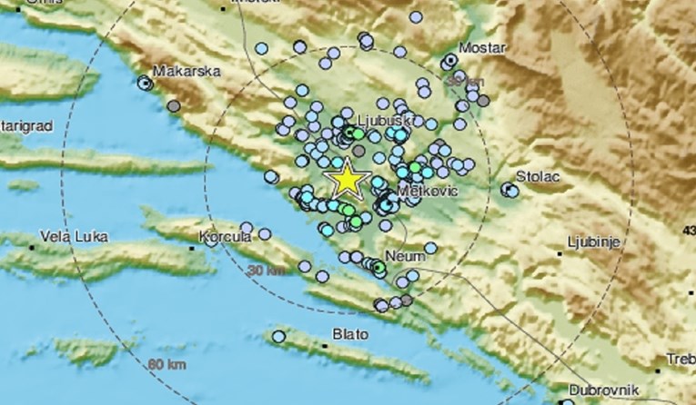 Potres na vrgoračkom području: "Zatreslo je jako, ali kratko"