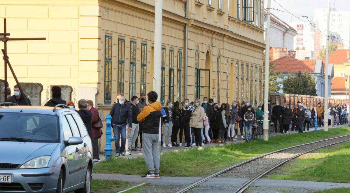 112 novozaraženih u Osječko-baranjskoj županiji, pet osoba umrlo