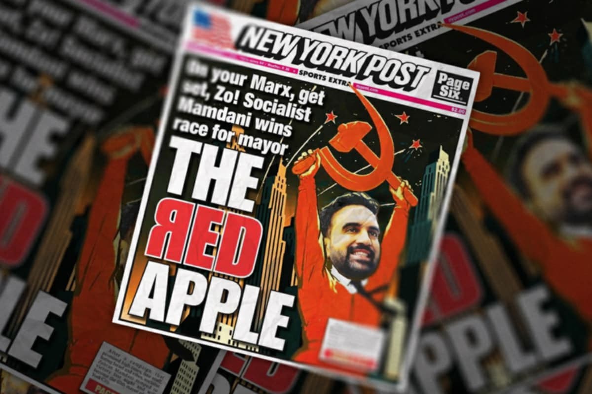 Na naslovnici NY Posta Mamdani sa srpom i čekićem