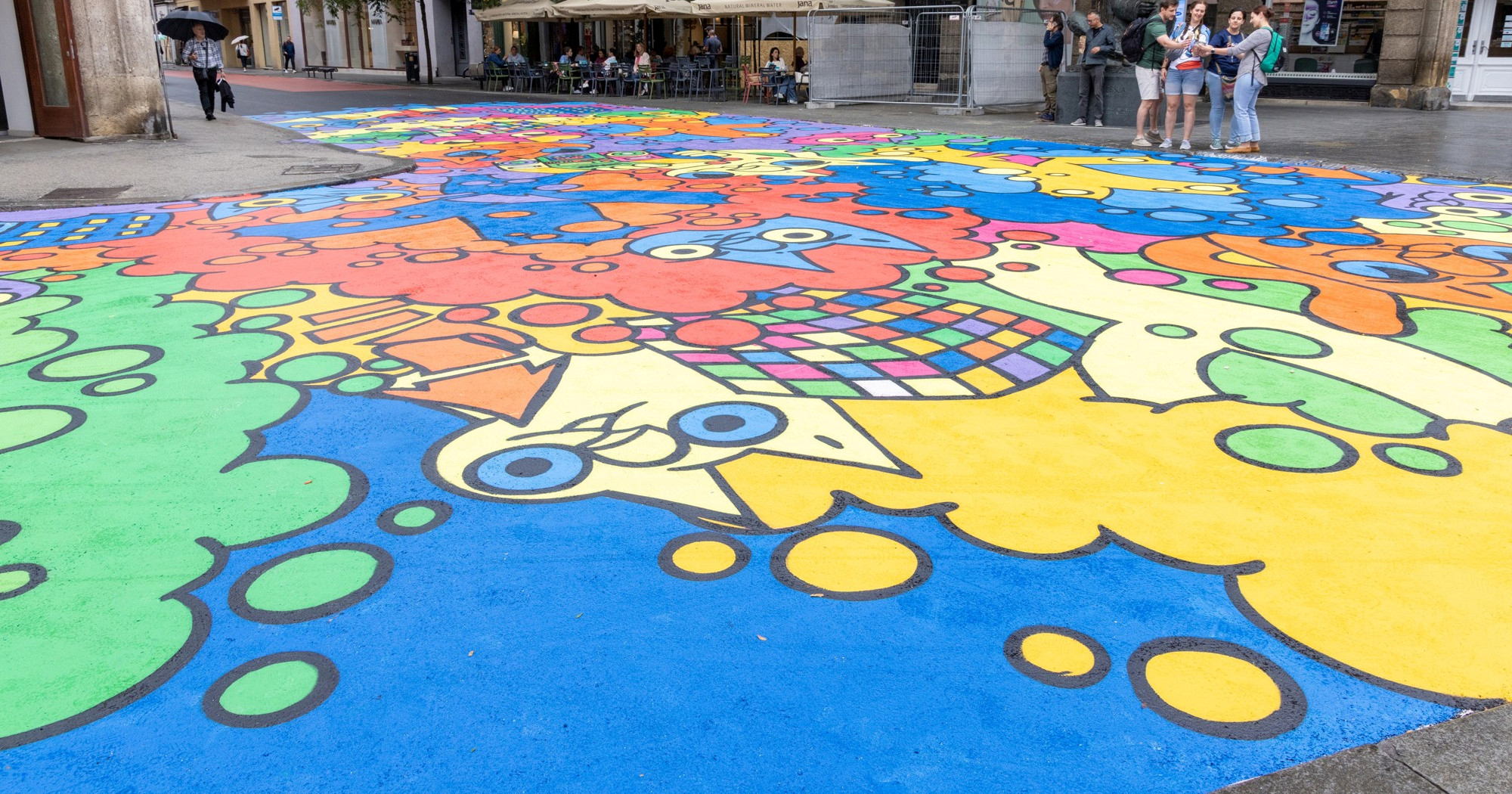 Mačke su se vratile u centar Zagreba. Pogledajte kako izgleda mural u Masarykovoj