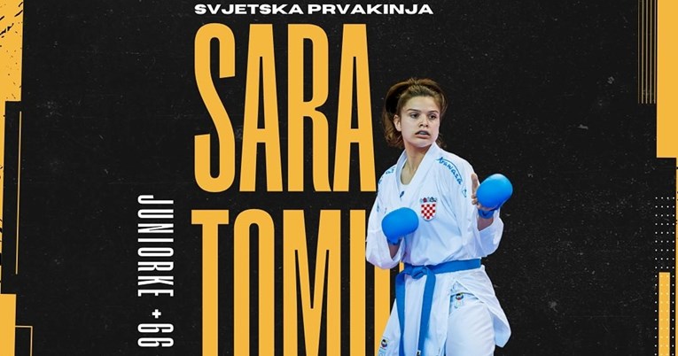 Sara Tomić je svjetska juniorska prvakinja u karateu