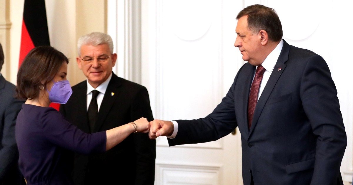 Dodik uvjeravao Baerbock da ne zagovara odjeljivanje Republike Srpske od BiH