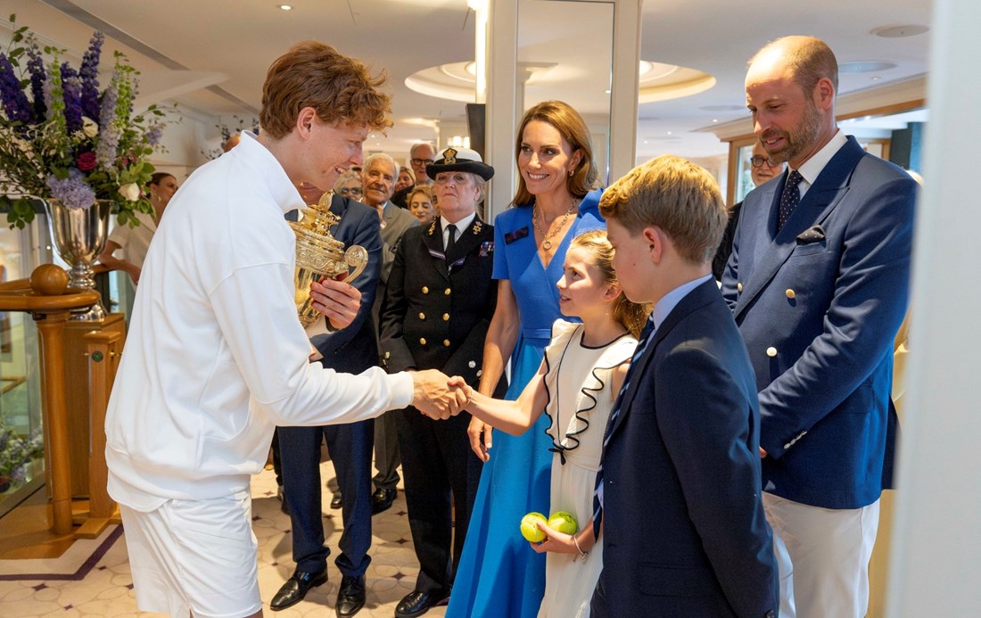 Sinner otkrio što je pitao princa Georgea i princezu Charlotte nakon Wimbledona