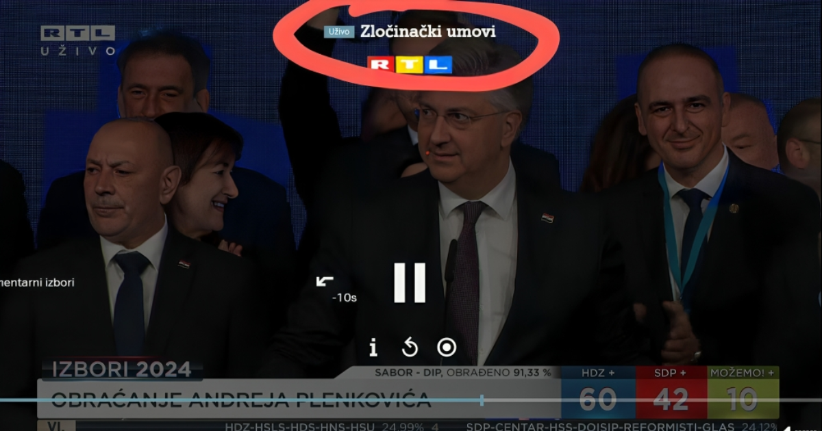 Prizor na RTL-u sinoć je nasmijao Hrvatsku. Jasno je i zašto