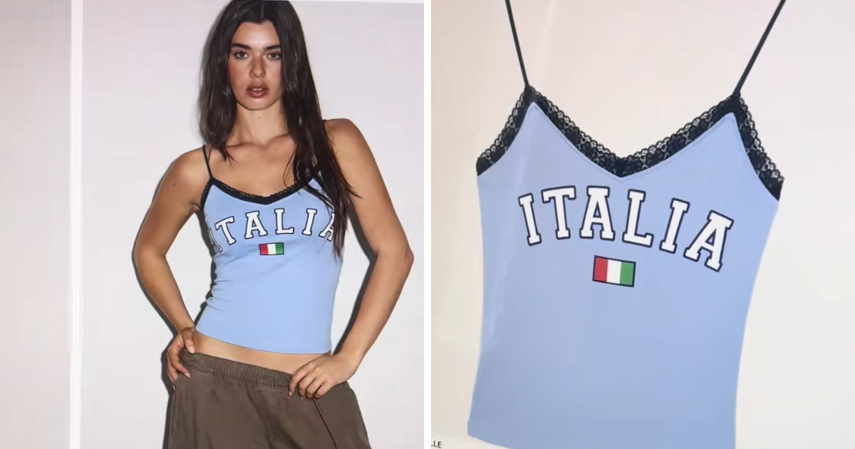 Majica iz Stradivariusa s natpisom Italija postala viralna zbog velike greške