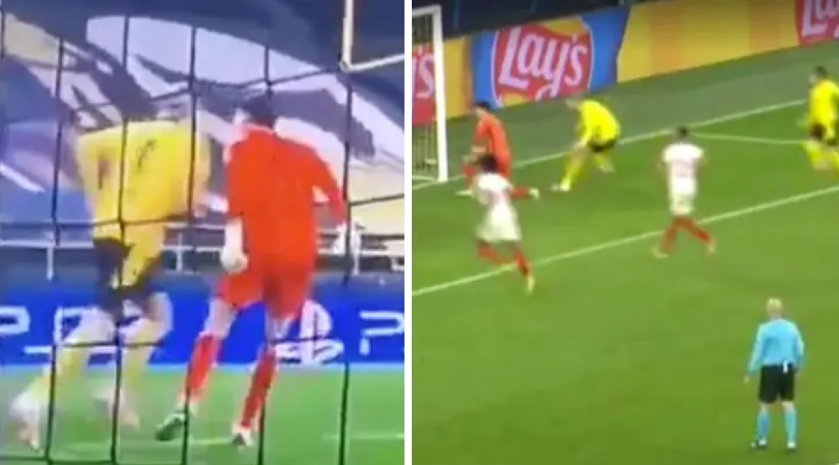 Ova snimka pokazuje zašto je Haland gol proslavio provocirajući golmana