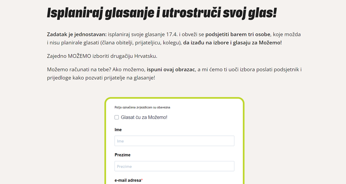 Tomašević poslao pismo biračima uoči izbora