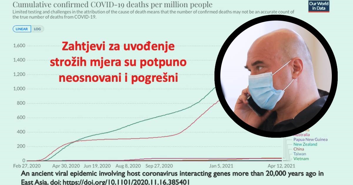 Lauc objavio prezentaciju sa Znanstvenog savjeta, govorio da stroge mjere ne djeluju