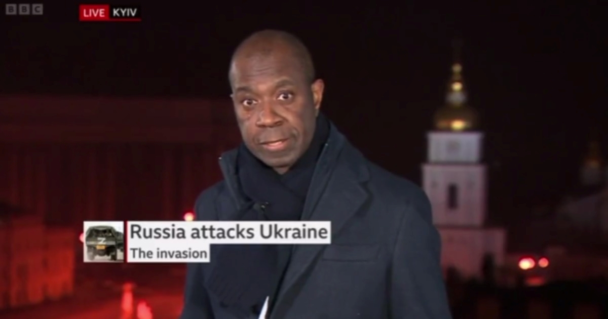 BBC-jev reporter se javio iz Kijeva, niz obraz mu se slijevala suza