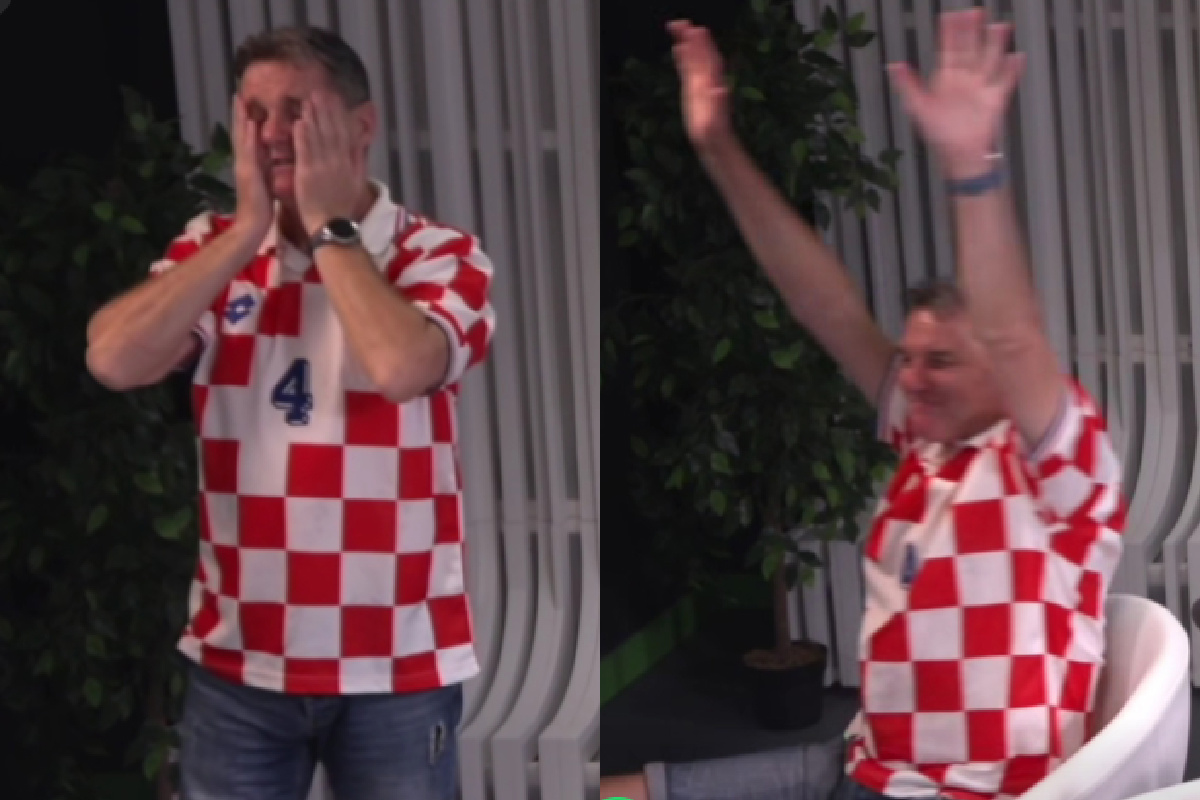 Pogledajte kako je Samir Toplak u studiju proživljavao utakmicu Hrvatske