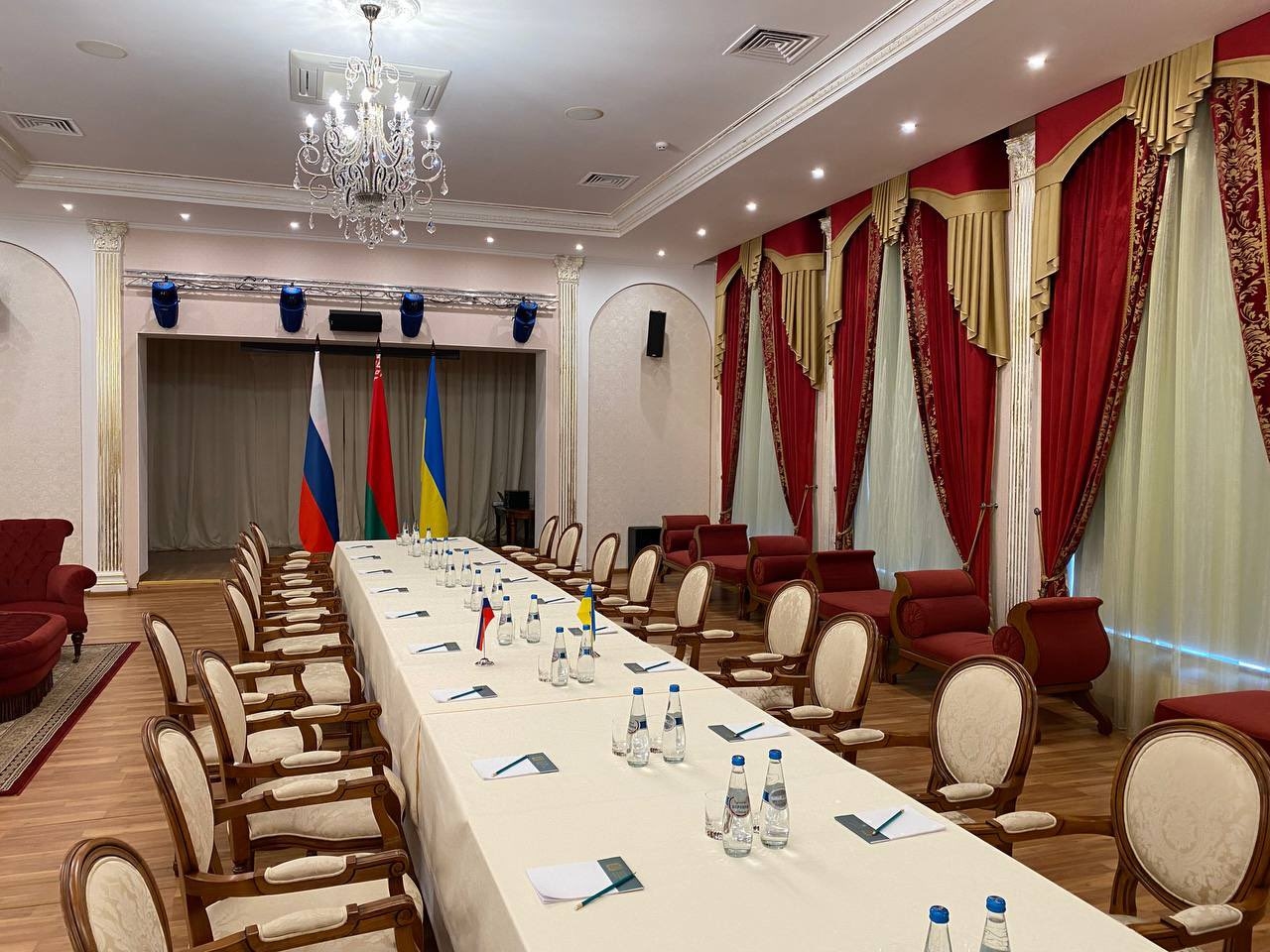 Ovo je prostorija u kojoj će se održati pregovori Rusije i Ukrajine