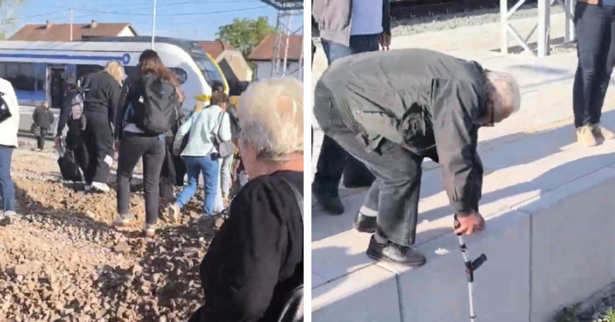 VIDEO Ovako izgleda presjedanje putnika koji se voze HŽ-ovim vlakovima