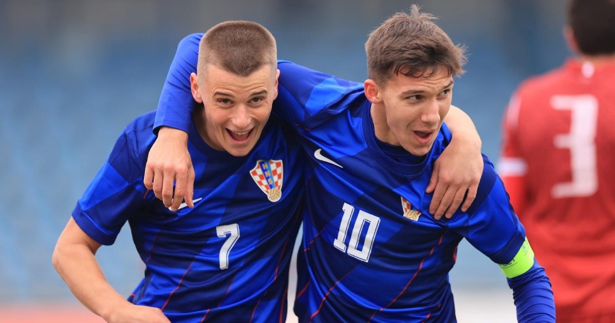 U-19 Hrvatska deklasirala Armeniju. Briljirali talenti Lokomotive, Hajduka i Osijeka