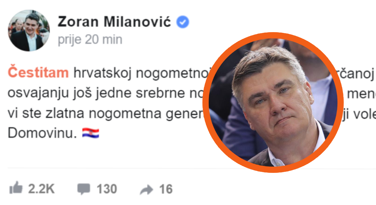 Milanović poslao poruku reprezentativcima nakon poraza: Za mene je kao zlatna
