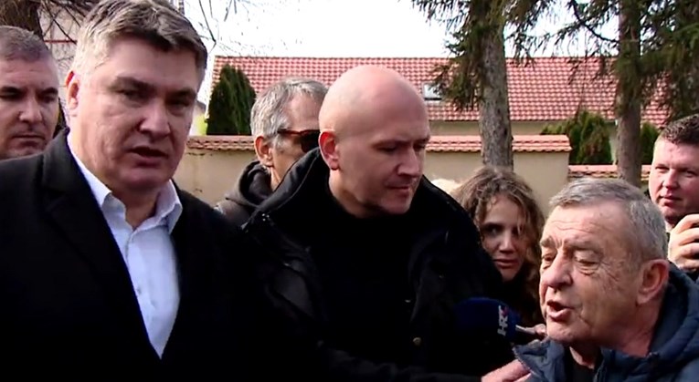 VIDEO Milanović u Petrinji s čovjekom raspravljao je li Banija ili Banovina