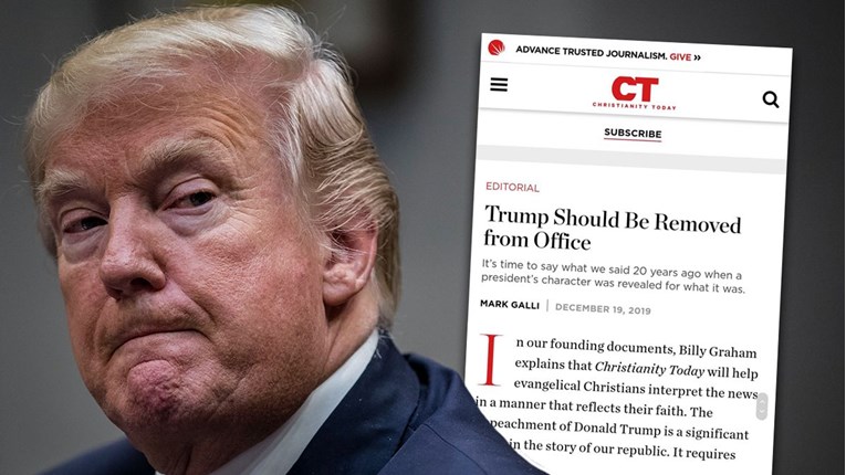 Ovo je važno: Christianity Today piše da Trump mora van iz Bijele kuće