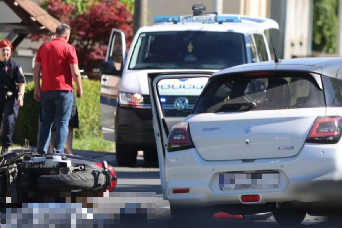 Teška nesreća kod Čakovca, motociklist poginuo u sudaru s autom