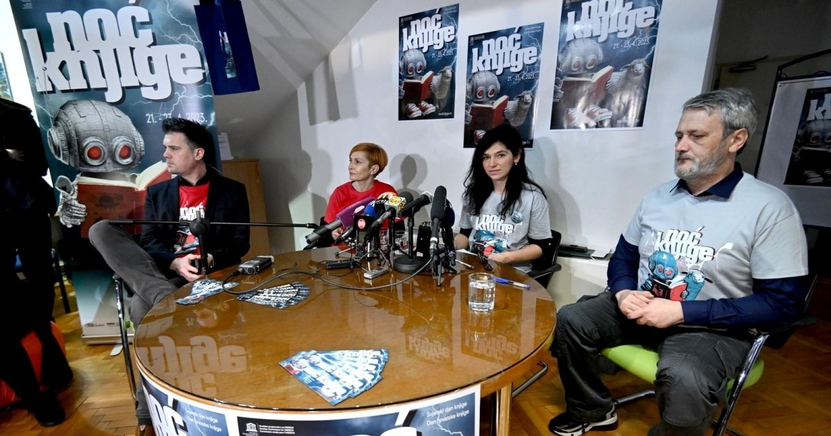 Manifestacija Noć knjige održava se od 21. do 23. travnja