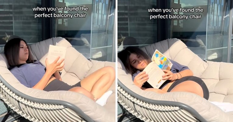 TikTok je našao savršenu fotelju za balkon - nevjerojatno je udobna