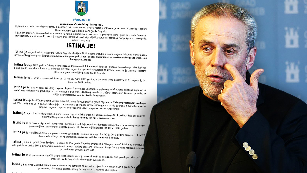 Koliko su Zagrepčani platili Bandićev oglas o "istini" u dnevnim listovima?