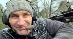 VIDEO Kličko u Ukrajini vozi moćni njemački Leopard 2