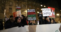 VIDEO Marš za Palestinu u Zagrebu. "Plenki, gdje se kriješ, genocidu ruku miješ"