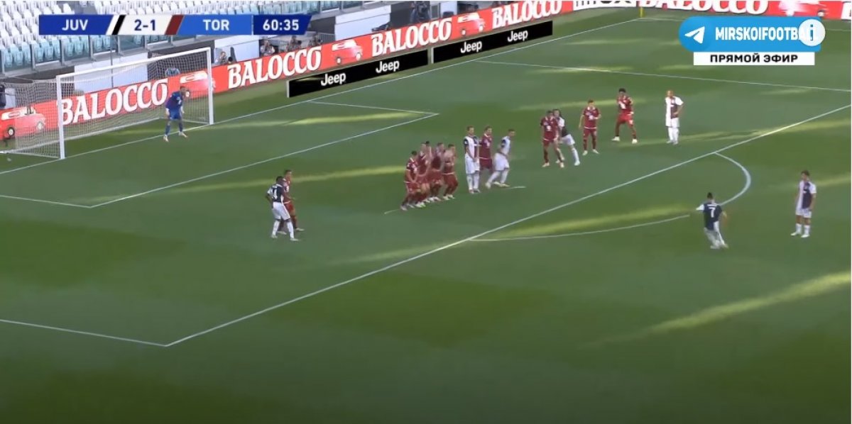 Ronaldo prvi put zabio iz slobodnjaka u dresu Juventusa, pogledajte golčinu