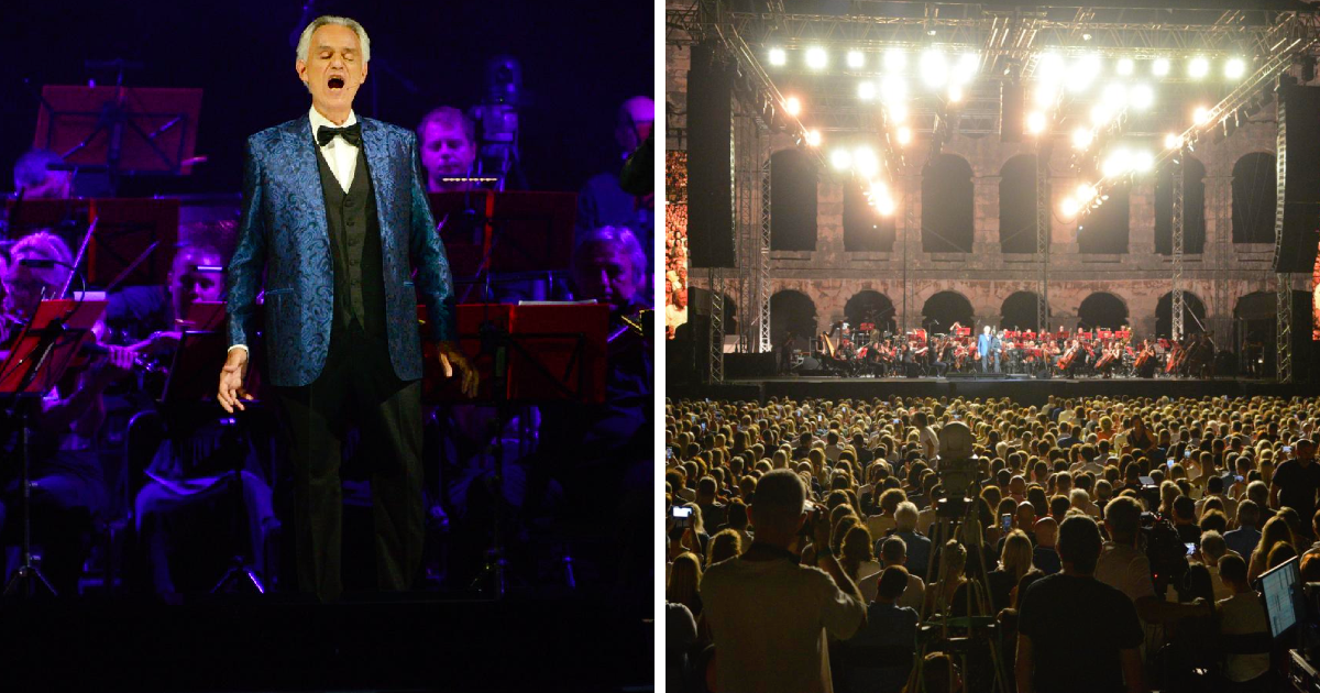 Andrea Bocelli održao koncert u punoj pulskoj Areni