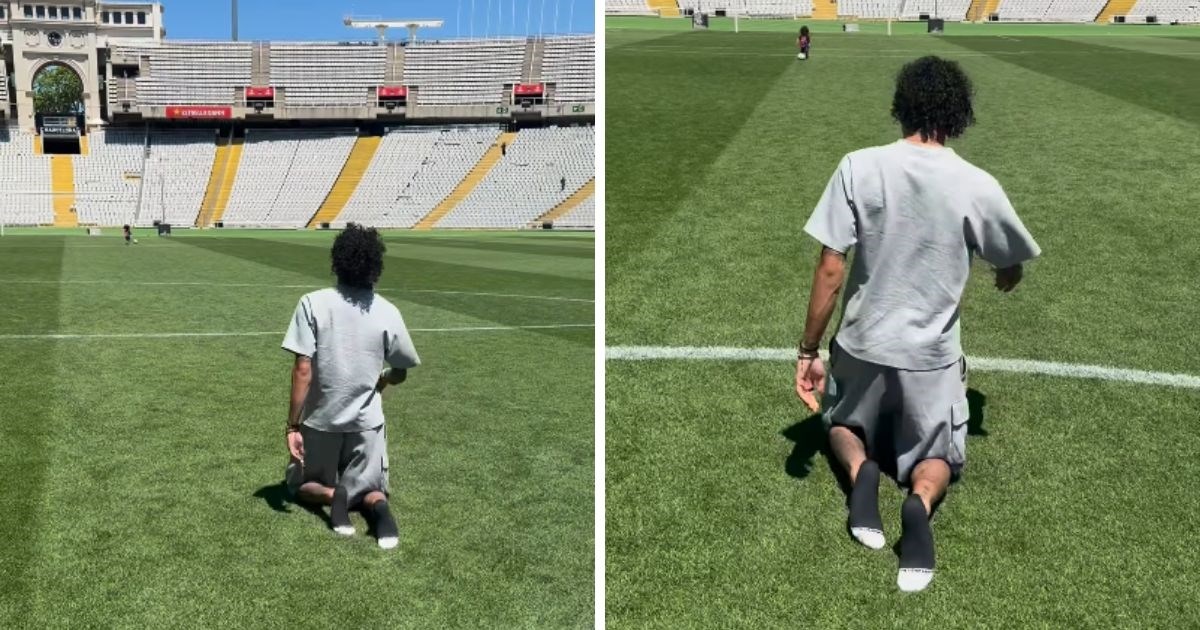 VIDEO Barcelonina zvijezda na koljenima prešla cijeli teren Montjuïca