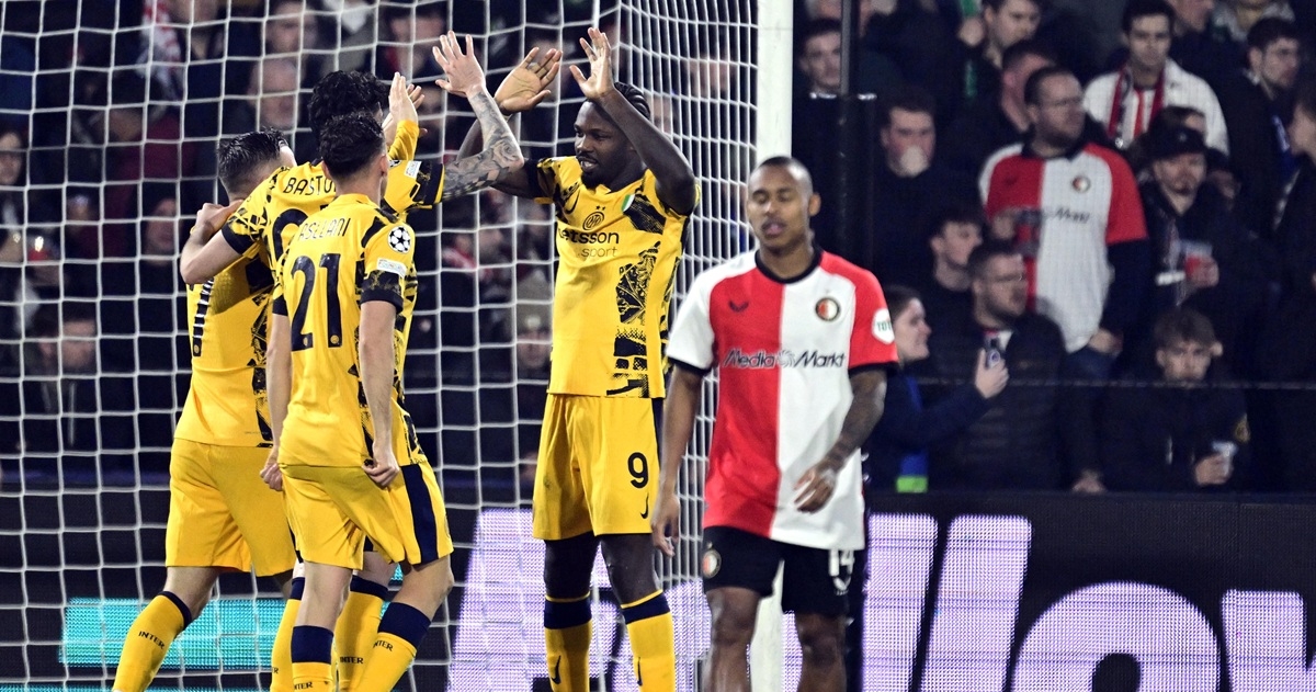 Inter pobijedio Feyenoord u osmini finala Lige prvaka. Ivanušec nije nastupio