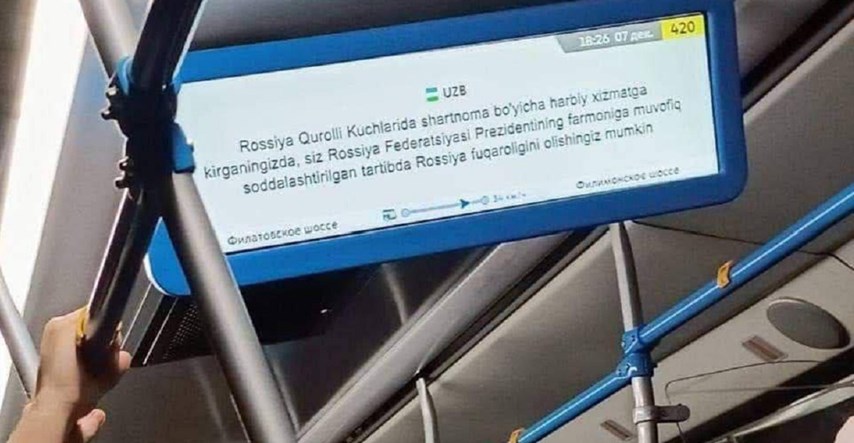 Iz moskovskih buseva uklonjene reklame koje pozivaju imigrante da se pridruže vojsci
