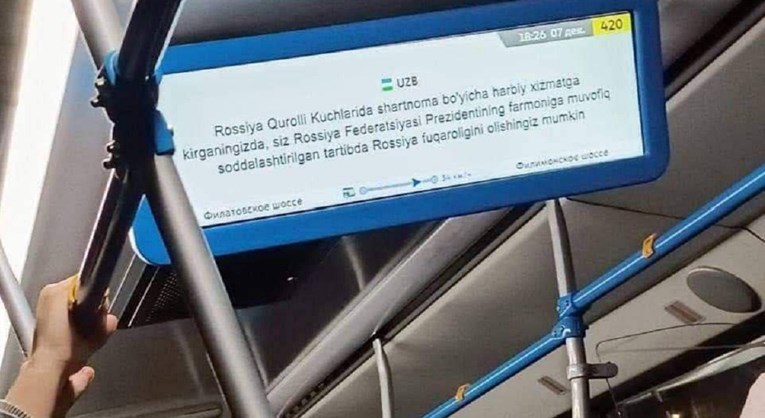 Iz moskovskih buseva uklonjene reklame koje pozivaju imigrante da se pridruže vojsci