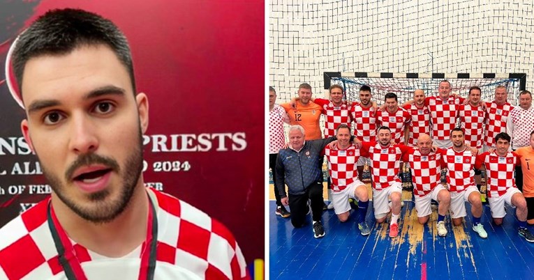 Hrvatski svećenici ušli u polufinale Eura pa zapjevali Ako ne znaš šta je bilo