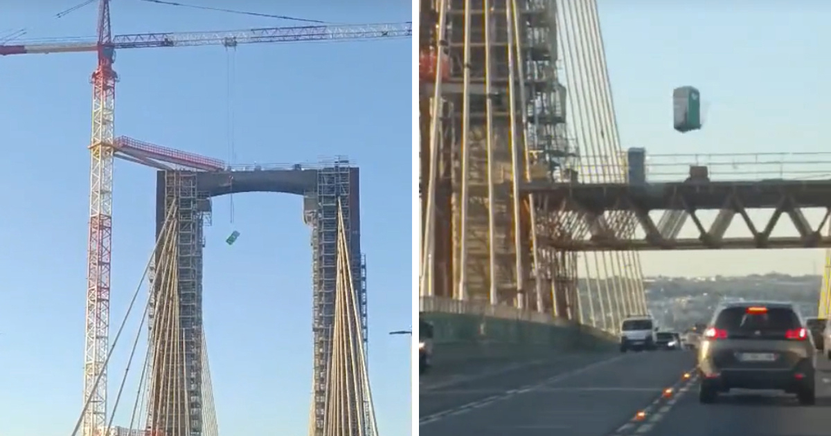 VIDEO WC pao s mosta na cestu u Španjolskoj pa se razletio. Nema ozlijeđenih