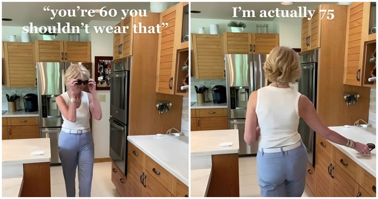 Rekli joj da "se ne bi smjela tako oblačiti sa 60". Ona im genijalno odbrusila