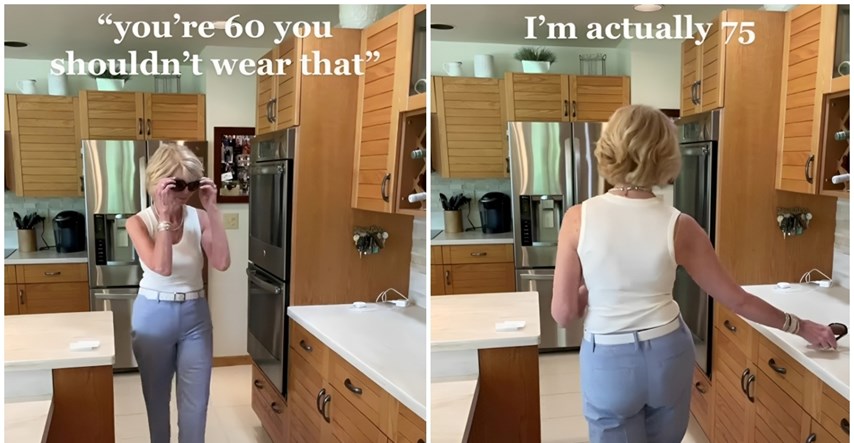Rekli joj da "se ne bi smjela tako oblačiti sa 60". Ona im odbrusila: "Zapravo, 75"