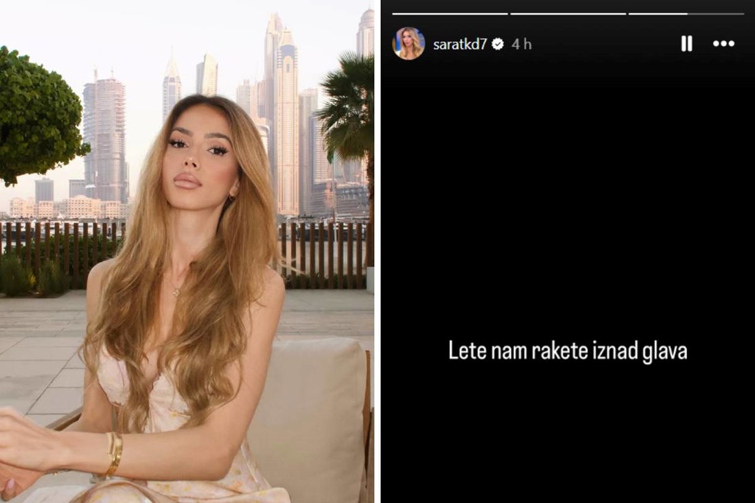 Srpska influencerica se javila iz Dubaija: Aerodromi su zatvoreni, zarobljeni smo tu