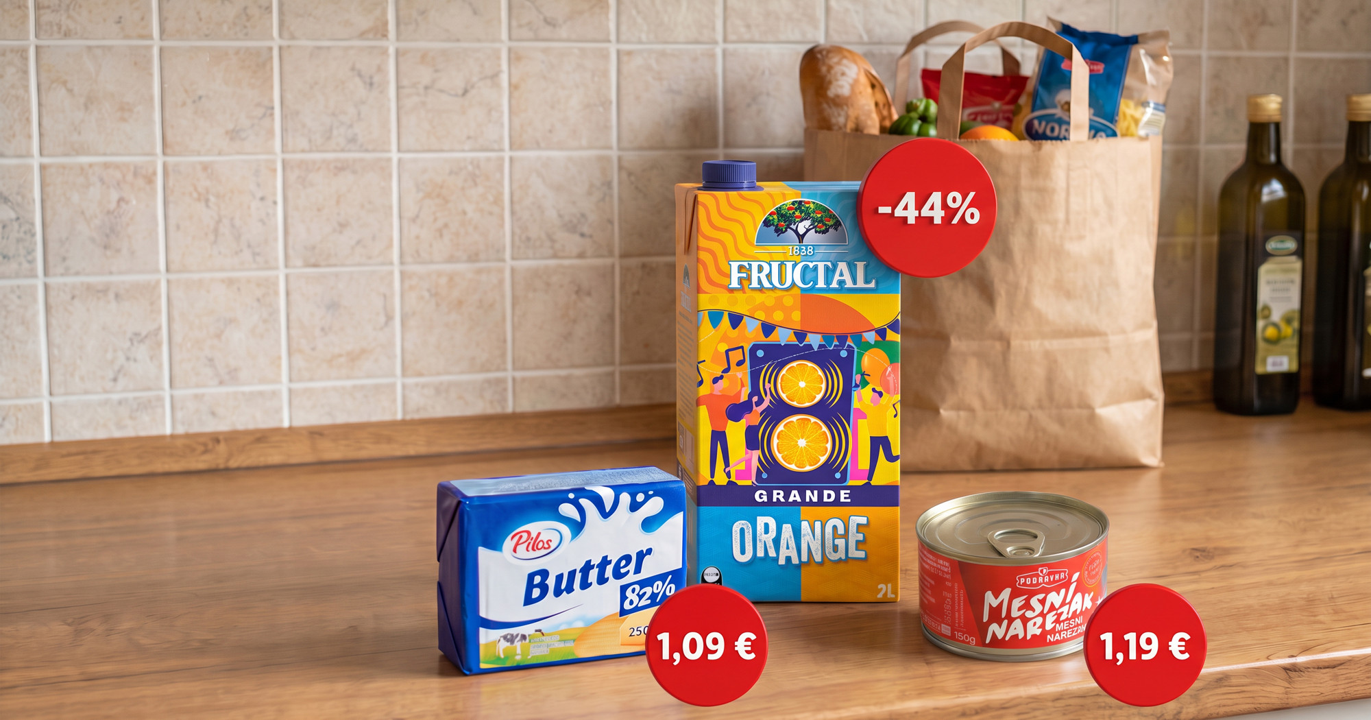 Uštedite: Podravkin mesni narezak već od 1 eura, Fructal sok na 44% popusta