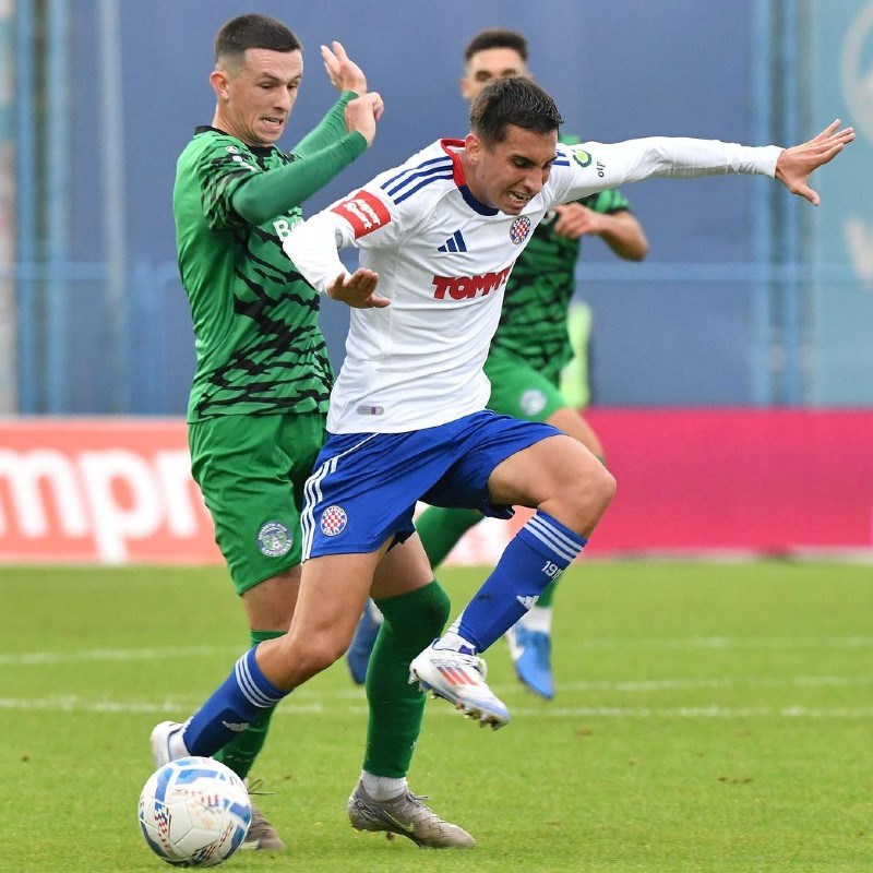 Hajdukov krilni napadač u Kupu zabio prvi gol u profesionalnoj karijeri