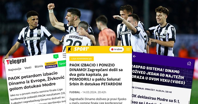 Regionalni mediji o ispadanju Dinama: Srbin petardom dotukao Zagrepčane