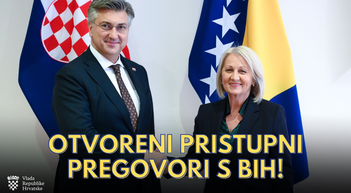 Plenković: BiH sada treba čvrsto uzeti Kairosov čuperak, ne dati mu da pobjegne