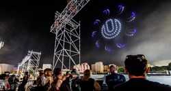 Nebeski spektakl za kraj Ultre: 300 dronova iznad Splita "plesalo" u ritmu glazbe