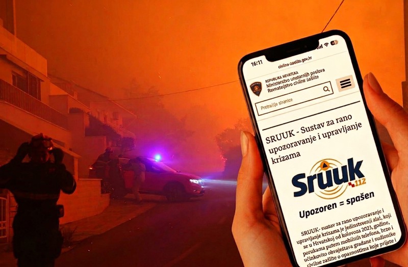 Omiš je gorio, a skupi sustav za uzbunu šutio. Pogledajte kako to rade vani