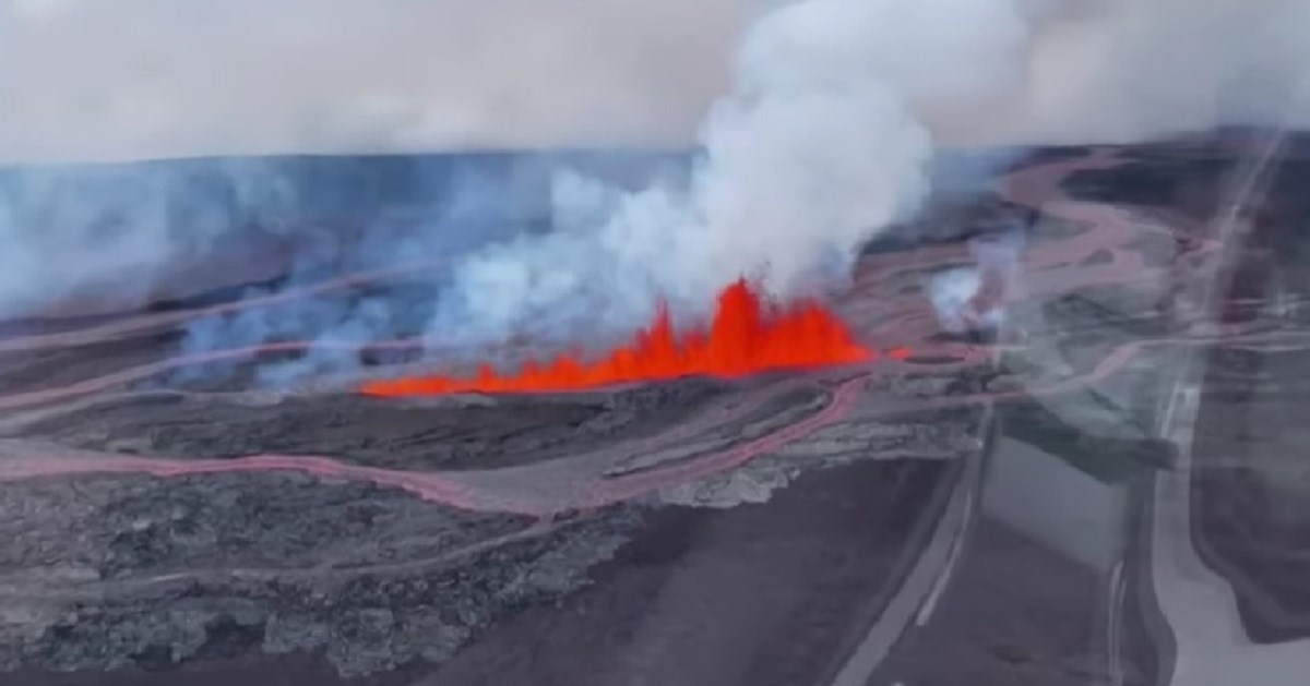 Najveći vulkan na svijetu izbacuje lavu 60 metara uvis. Pogledajte snimku iz zraka