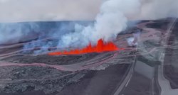 Najveći vulkan na svijetu izbacuje lavu 60 metara uvis. Pogledajte snimku iz zraka