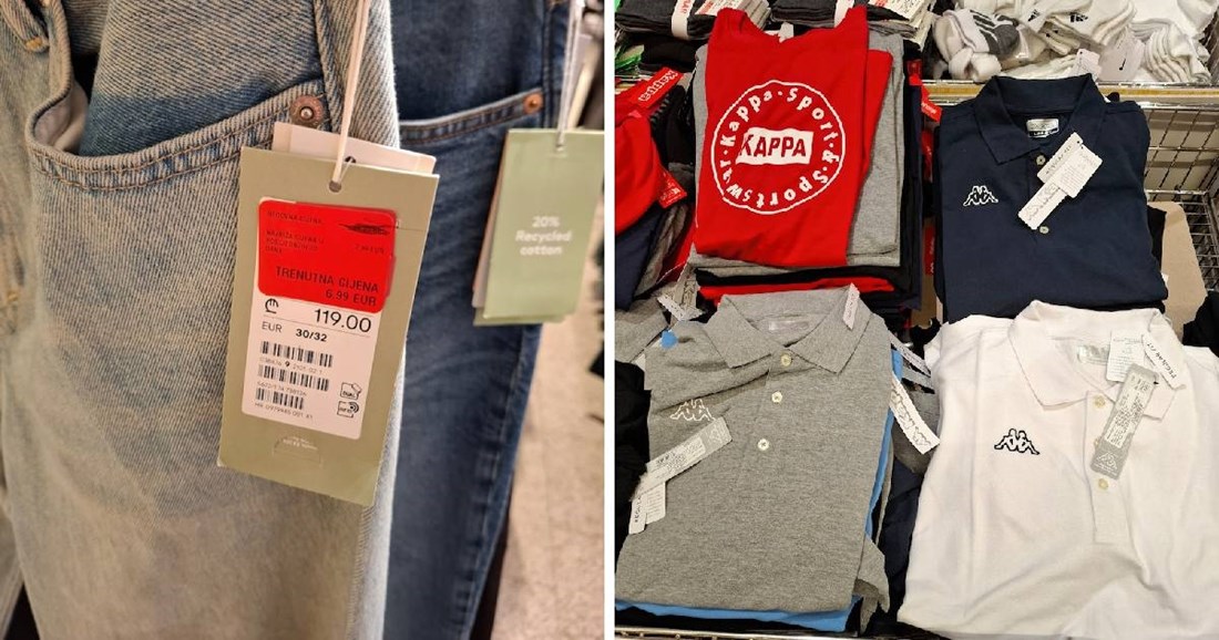 FOTO Brendirane majice i traperice za 7 eura: Obišli smo muška sniženja
