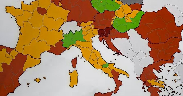 ECDC objavio novu korona-kartu, cijela Hrvatska i dalje u crvenom