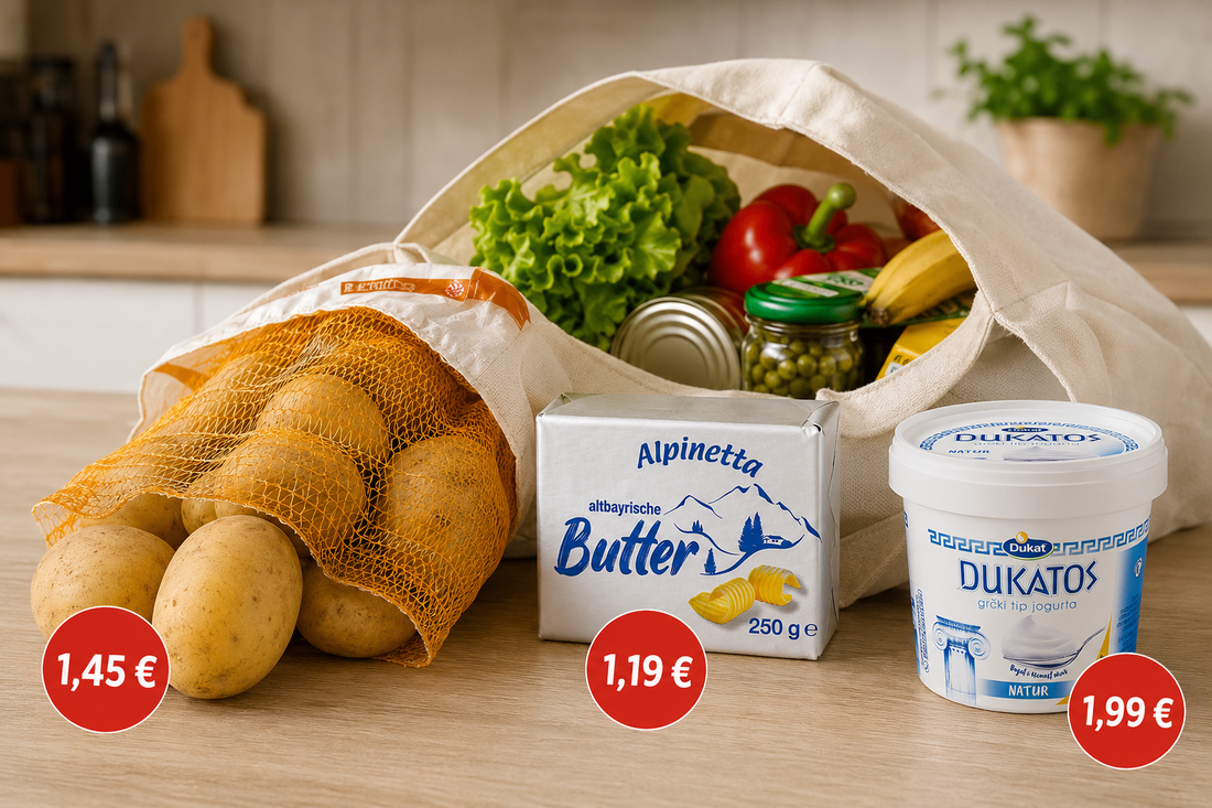 Najbolje cijene danas: Krumpir 5 kg za 1,45 eura, Dukatos jogurt za 1,99 eura