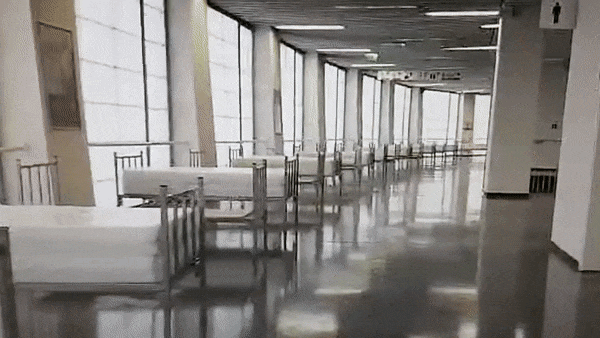 VIDEO U zagrebačkoj Areni se postavljaju kreveti za oboljele od korone