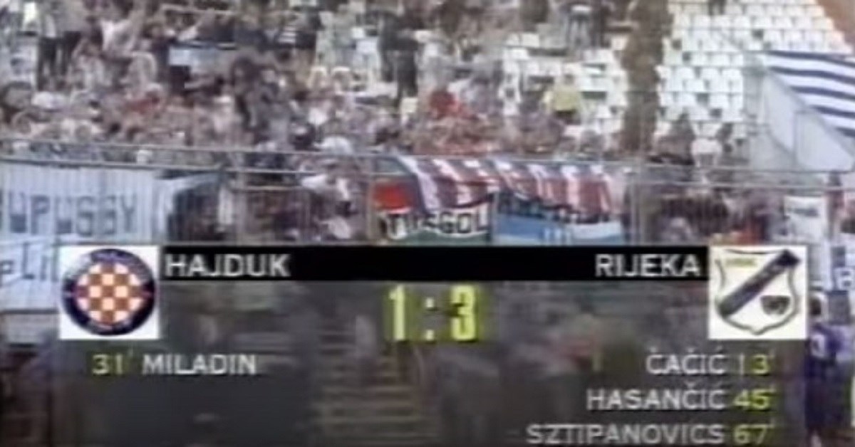 Dan kada je Rijeka pobijedila kod Hajduka, a Poljud skandirao gostima